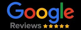 Google five-star rating with five gold stars.
